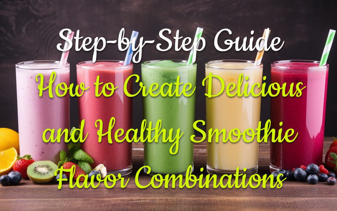 Step by Step Guide How to Create Delicious and Healthy Smoothie Flavor Combinations